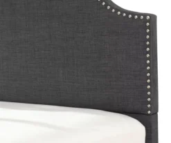 Lombard Charcoal Gray Full Upholstered Bed -Home Furnishing Store 810519983 5