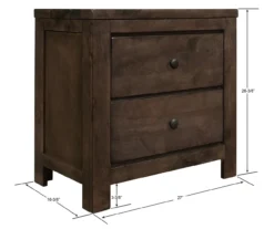 Florence 2-Drawer Nightstand -Home Furnishing Store 810519987 5
