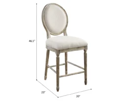 Windham Upholstered Bar Stools, 2-Pack -Home Furnishing Store 810520075 3