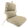 Sand Tan High Back Outdoor Chair Cushion