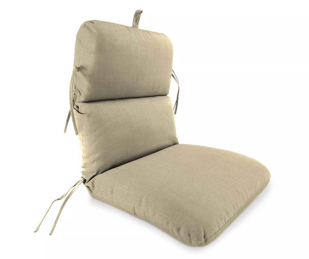 Sand Tan High Back Outdoor Chair Cushion 1 Sand Tan High Back Outdoor Chair Cushion