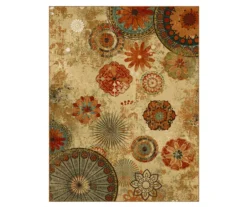 Alexa Medallion Outdoor Area Rug, (7'6" X 10')