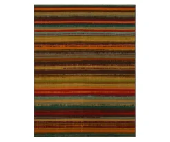 Avenue Stripe Outdoor Area Rug, (7'6" X 10')