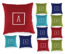 "M" Monogram Indoor/Outdoor Throw Pillow -Home Furnishing Store 810522320 810522325 810522328 810522333 810522341 810522209 810522302 810522304 81052 qeg8TxWvGq