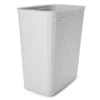 Cement Gray 5.8 Gallon Woven Waste Can