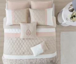 Stacie Blush King 8-Piece Comforter Set -Home Furnishing Store 810523119 810523121 3