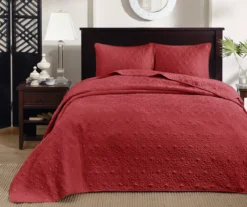 Vancouver Red King 3-Piece Bedspread Set