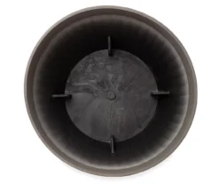 Stone Round Vertical Stripe 2-Piece Plastic Planter Set -Home Furnishing Store 810525066 4