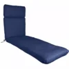 Navy Blue Outdoor Chaise Cushion