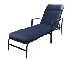 Navy Blue Outdoor Chaise Cushion -Home Furnishing Store 810525543 4