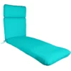 Turquoise Outdoor Chaise Cushion