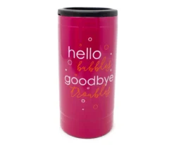 "Hello Bubbles" Stainless Steel 12 Oz. Can Cozy