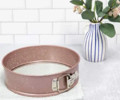 Rose Gold Speckled Springform Pan, (9") 7 Rose Gold Speckled Springform Pan, (9") -Home Furnishing Store 810526054 4
