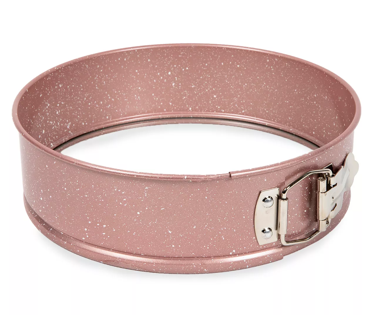 Rose Gold Speckled Springform Pan, (9") 1 Rose Gold Speckled Springform Pan, (9")