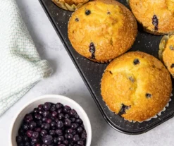 Black Speckled 12-Cup Muffin Pan -Home Furnishing Store 810526199 3