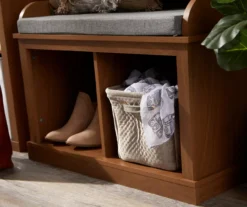 Real Living Villa Park 2-Hook Hall Tree With Cushioned Bench -Home Furnishing Store 810529576 3