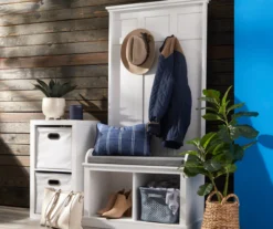 Real Living Villa Park 2-Hook Hall Tree With Cushioned Bench -Home Furnishing Store 810529577 3