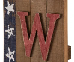 "Welcome" Patriotic Porch Sign -Home Furnishing Store 810529861 4