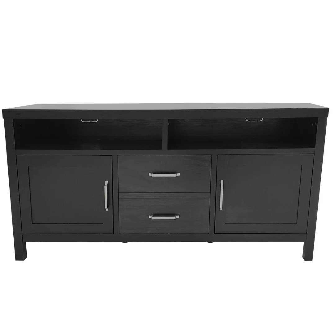 60" Black Storage TV Stand 1 60" Black Storage TV Stand