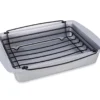 Silver Roast Pan With Rack