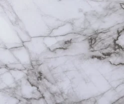 White Marble Look Computer Desk -Home Furnishing Store 810533362 3 1