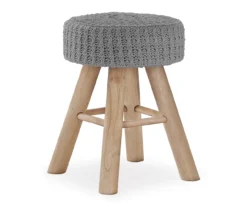 Wooden Leg Upholstered Ottoman -Home Furnishing Store 810533423 2