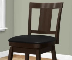 Faux Leather Swivel Bar Stools, 2-Pack -Home Furnishing Store 810533431 4