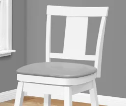 Faux Leather Swivel Bar Stools, 2-Pack -Home Furnishing Store 810533433 4