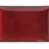 12" Urban Café Red Stoneware Platter