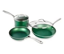Emerald Non-Stick Aluminum 5-Piece Cookware Set
