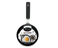 5.5" Pewter Cast-Textured Non-Stick Aluminum Fry Pan