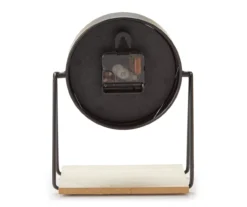 Black Round Elevated Tabletop Clock -Home Furnishing Store 810534570 3