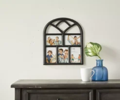 Black Arch 5-Opening Collage Picture Frame, (4" X 6") -Home Furnishing Store 810534617 2