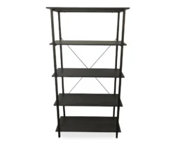 Real Living Rustic 5-Shelf Bookcase -Home Furnishing Store 810534675 1