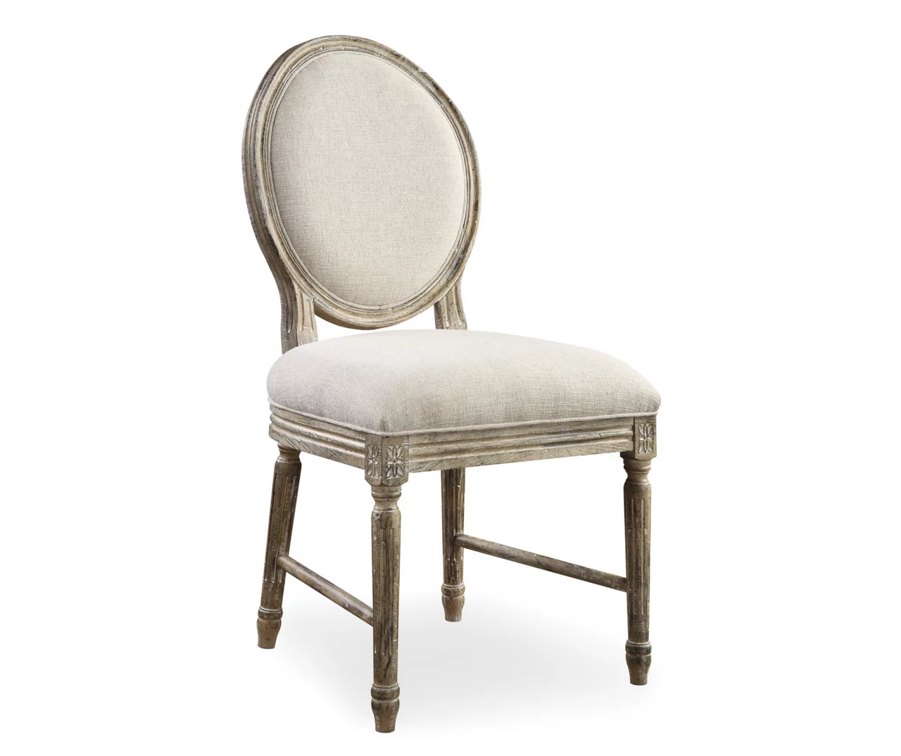 Sandstone Buff & Cream Upholstered Dining Chairs, 2-Pack 1 Sandstone Buff & Cream Upholstered Dining Chairs, 2-Pack