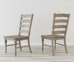 Sandstone Buff Ladderback Upholstered Dining Chairs, 2-Pack 9 Sandstone Buff Ladderback Upholstered Dining Chairs, 2-Pack -Home Furnishing Store 810535746 6