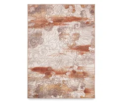 My Magic Carpet Vienna Abstract Washable Area Rug -Home Furnishing Store 810537694 1