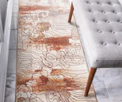 My Magic Carpet Vienna Abstract Washable Area Rug -Home Furnishing Store 810537695 2 1