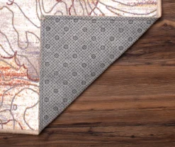 My Magic Carpet Vienna Abstract Washable Area Rug -Home Furnishing Store 810537695 3 1