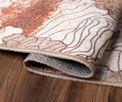 My Magic Carpet Vienna Abstract Washable Area Rug -Home Furnishing Store 810537696 4