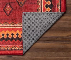 My Magic Carpet Phoenix Kilim Garnet Washable Area Rug -Home Furnishing Store 810537705 3