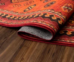My Magic Carpet Phoenix Kilim Garnet Washable Area Rug -Home Furnishing Store 810537705 4