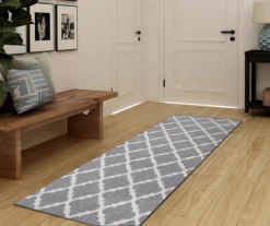 My Magic Carpet Moroccan Trellis Washable Area Rug -Home Furnishing Store 810537737 2