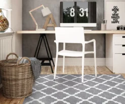 My Magic Carpet Moroccan Trellis Washable Area Rug -Home Furnishing Store 810537738 2