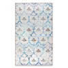 My Magic Carpet Leilani Damask Washable Area Rug