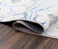 My Magic Carpet Leilani Damask Washable Area Rug -Home Furnishing Store 810537741 4