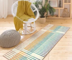 My Magic Carpet Flux Stripe Washable Area Rug 30 My Magic Carpet Flux Stripe Washable Area Rug -Home Furnishing Store 810537758 2