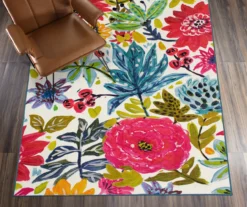 My Magic Carpet Floral Bloom Washable Area Rug 36 My Magic Carpet Floral Bloom Washable Area Rug -Home Furnishing Store 810537760 2