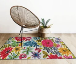 My Magic Carpet Floral Bloom Washable Area Rug 23 My Magic Carpet Floral Bloom Washable Area Rug -Home Furnishing Store 810537762 2