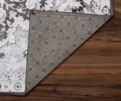 My Magic Carpet Parviz Gray Washable Area Rug -Home Furnishing Store 810537771 3